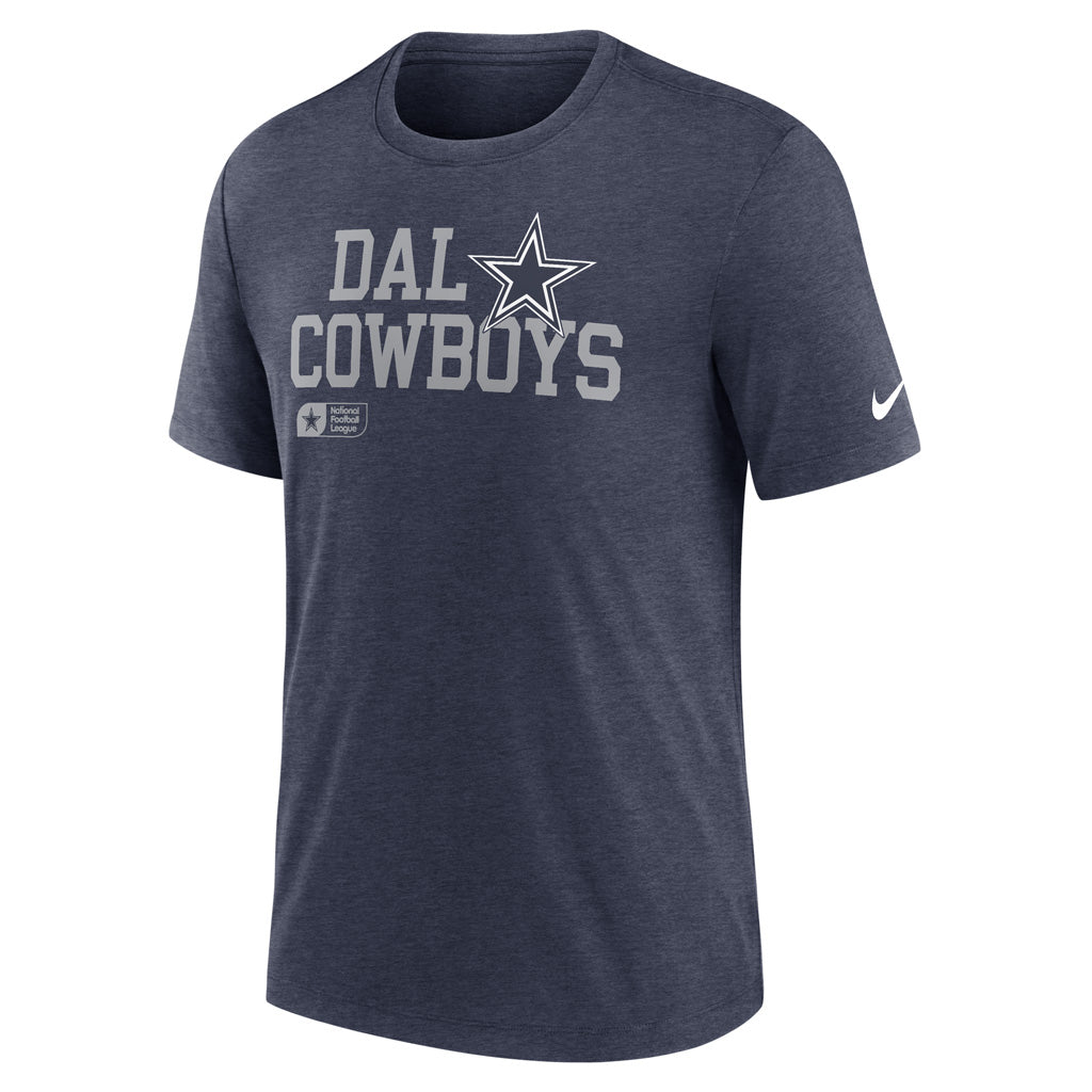 NFL Dallas Cowboys Nike Lockup Tri-Blend T-Shirt