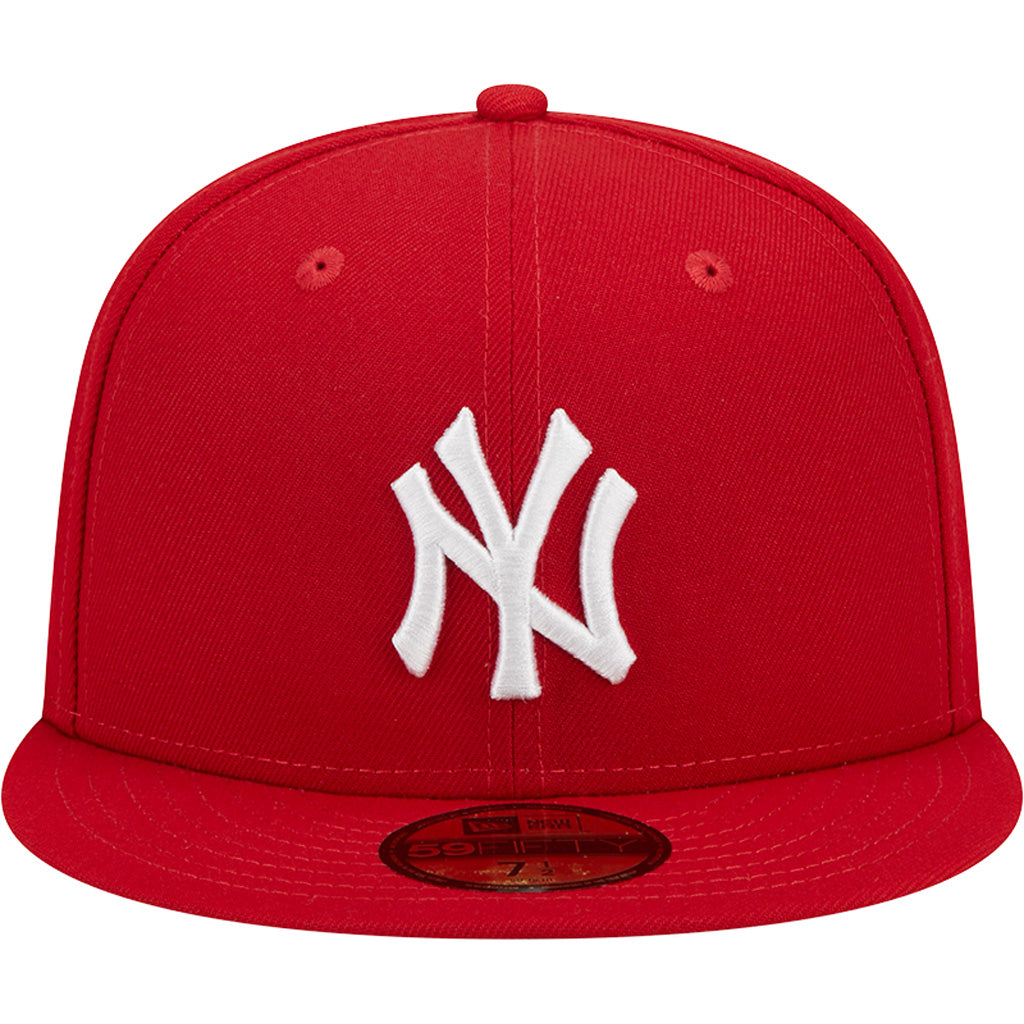 MLB New York Yankees New Era Scarlet Side Patch 59FIFTY Hat