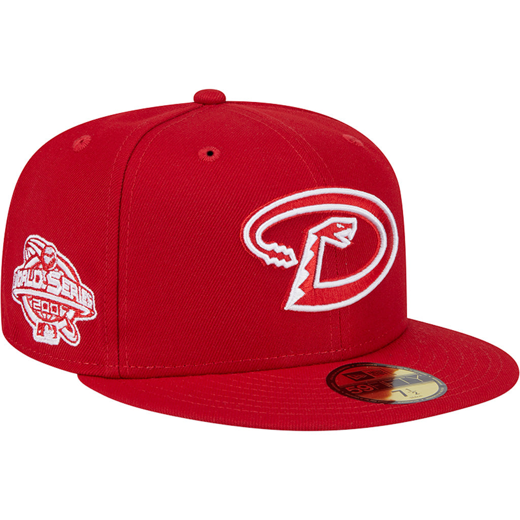 MLB Arizona Diamondbacks New Era Scarlet Side Patch 59FIFTY Hat