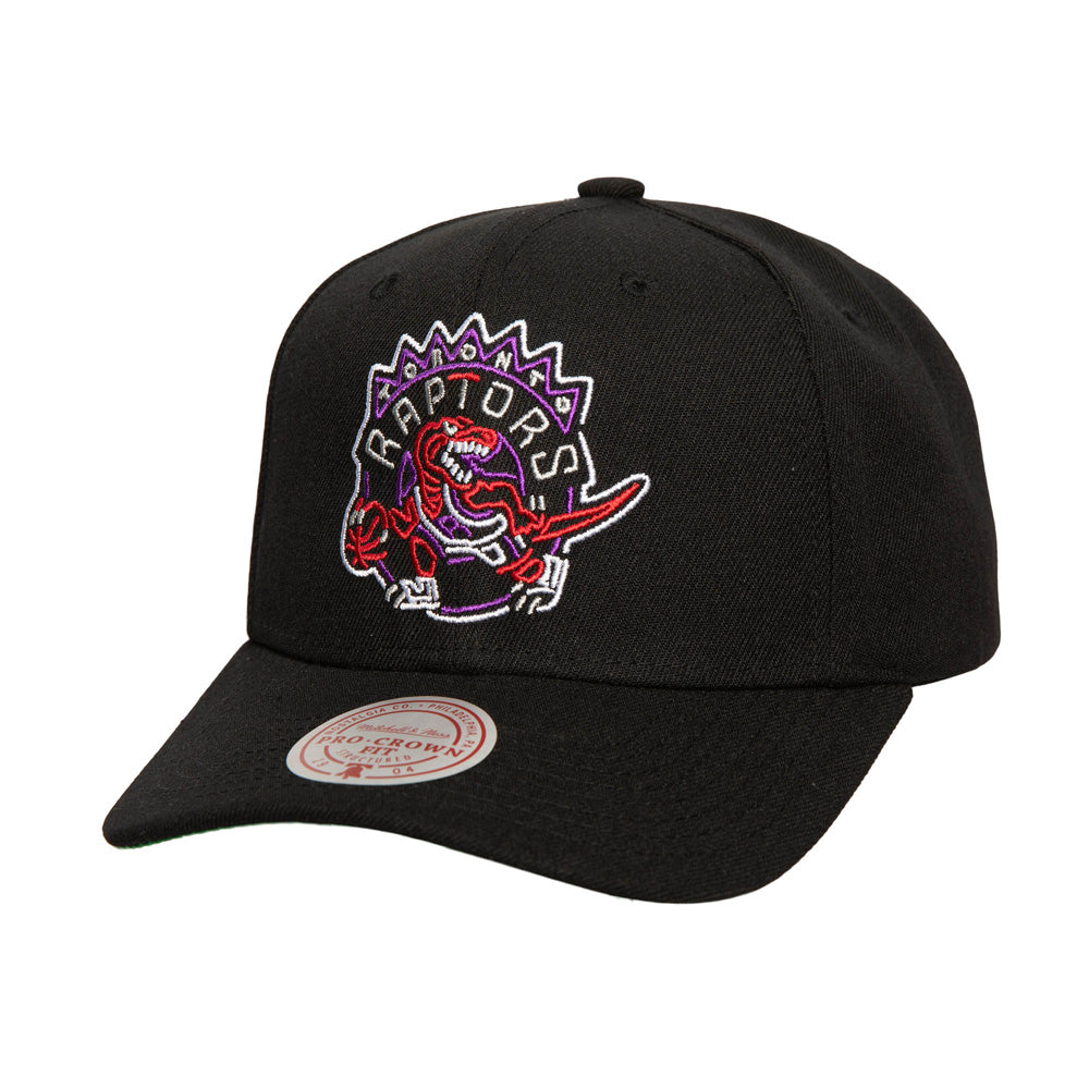 NBA Toronto Raptors Mitchell &amp; Ness Neon Logo Pro Snapback Hat