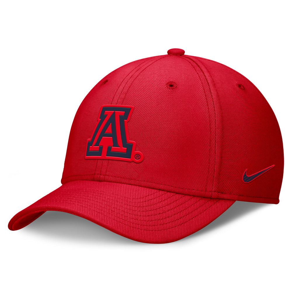 NCAA Arizona Wildcats Nike Rise Structured Swoosh Flex Hat