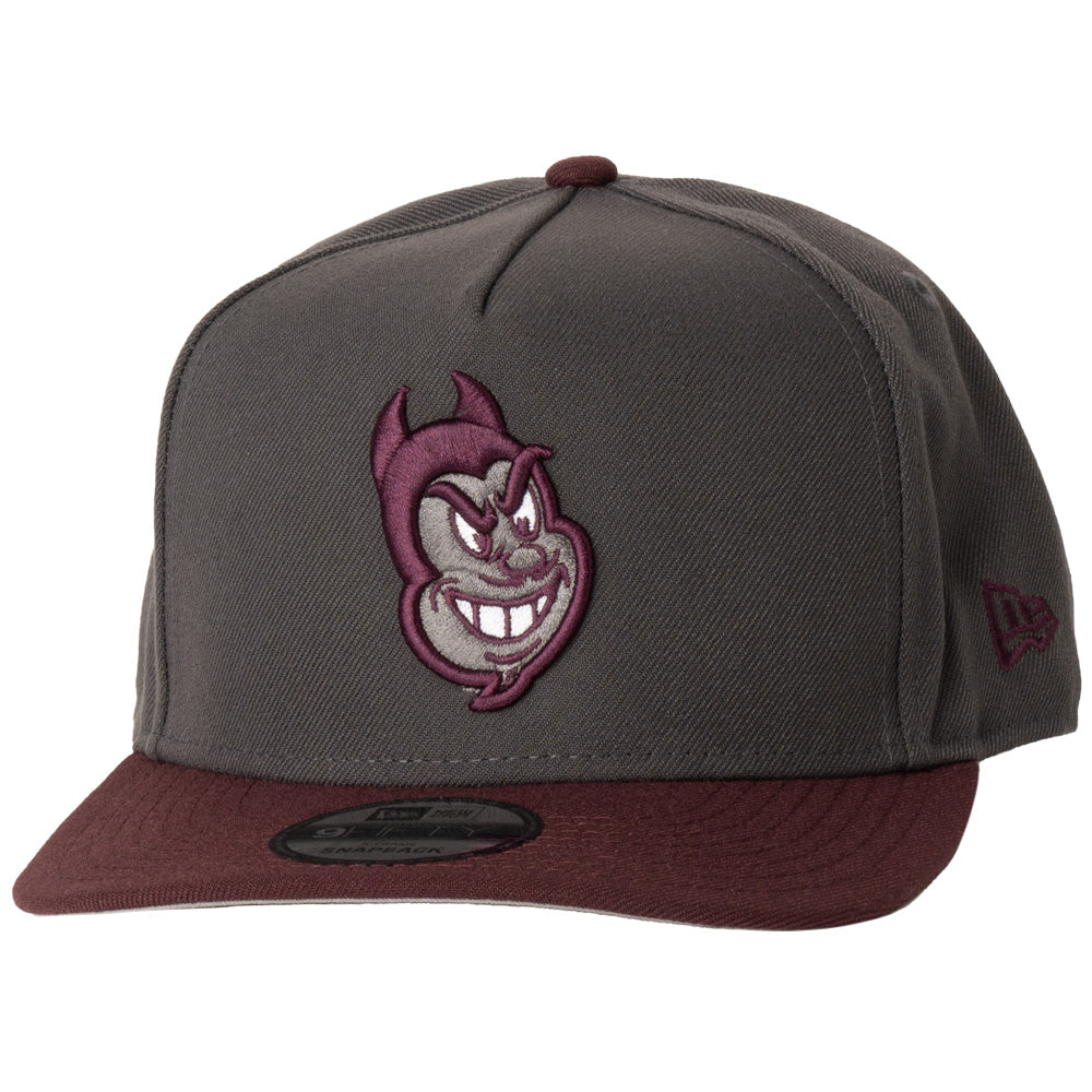 NCAA Arizona State Sun Devils New Era 2 Tone Graphite A-Frame 9FIFTY Snapback