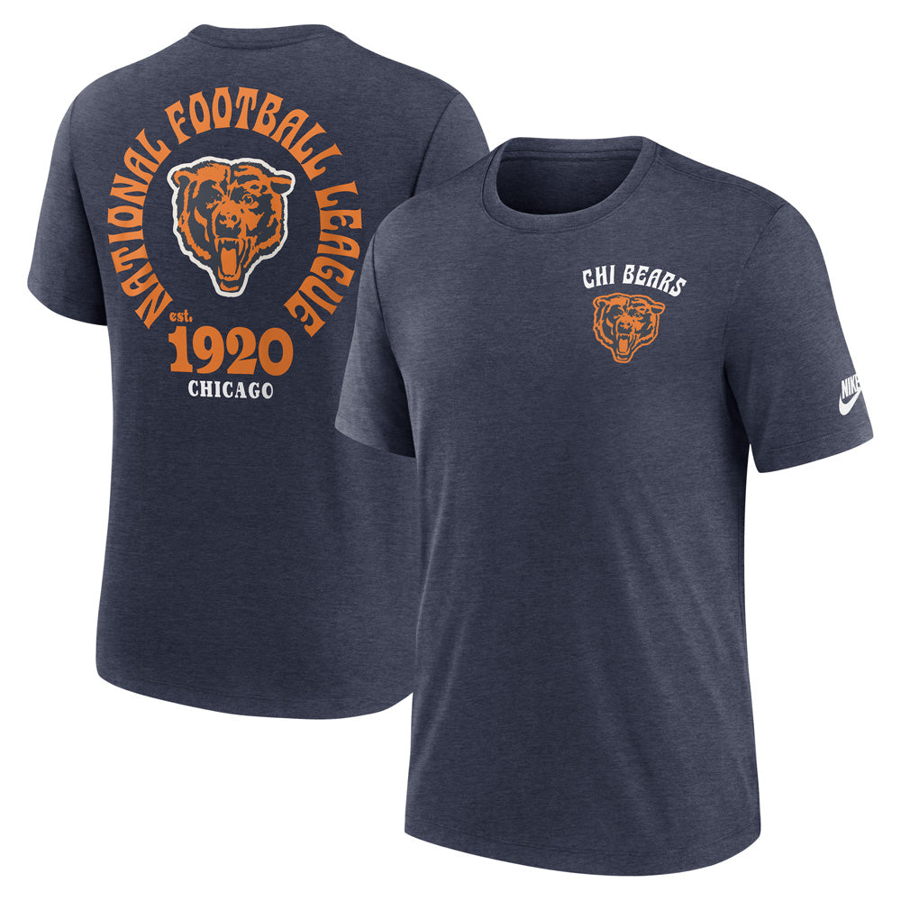 NFL Chicago Bears Nike 2-Hit Triblend Tee