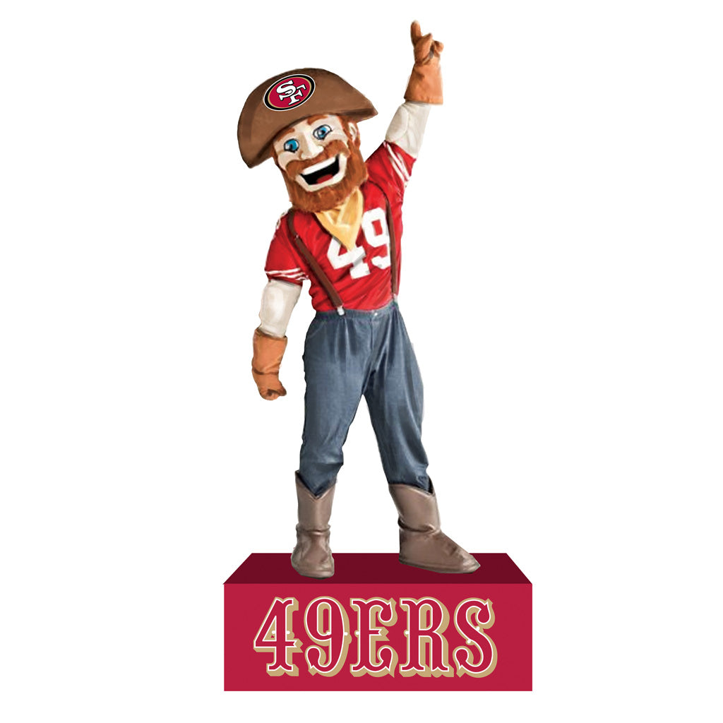 NFL San Francisco 49ers Evergreen 16&quot; Mascot Statue