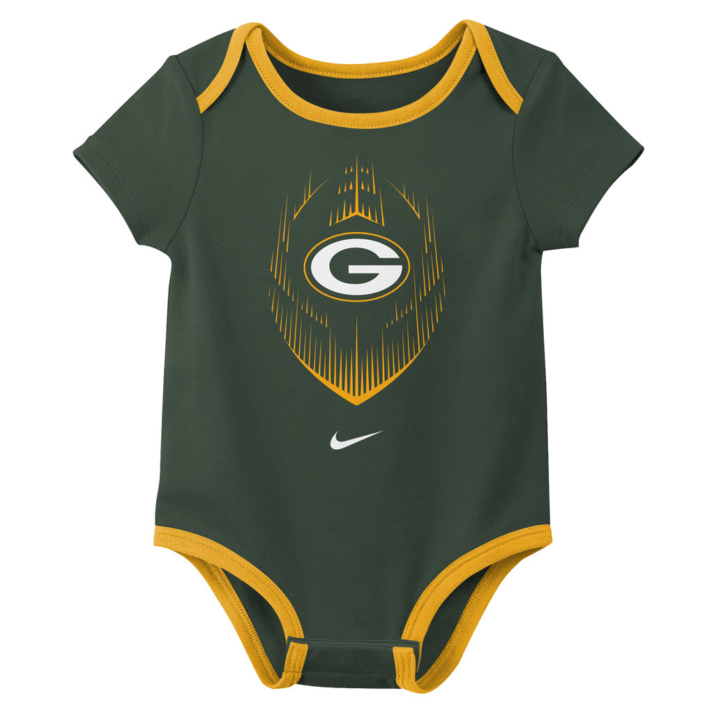 NFL Green Bay Packers Infant Nike 3 Piece Set