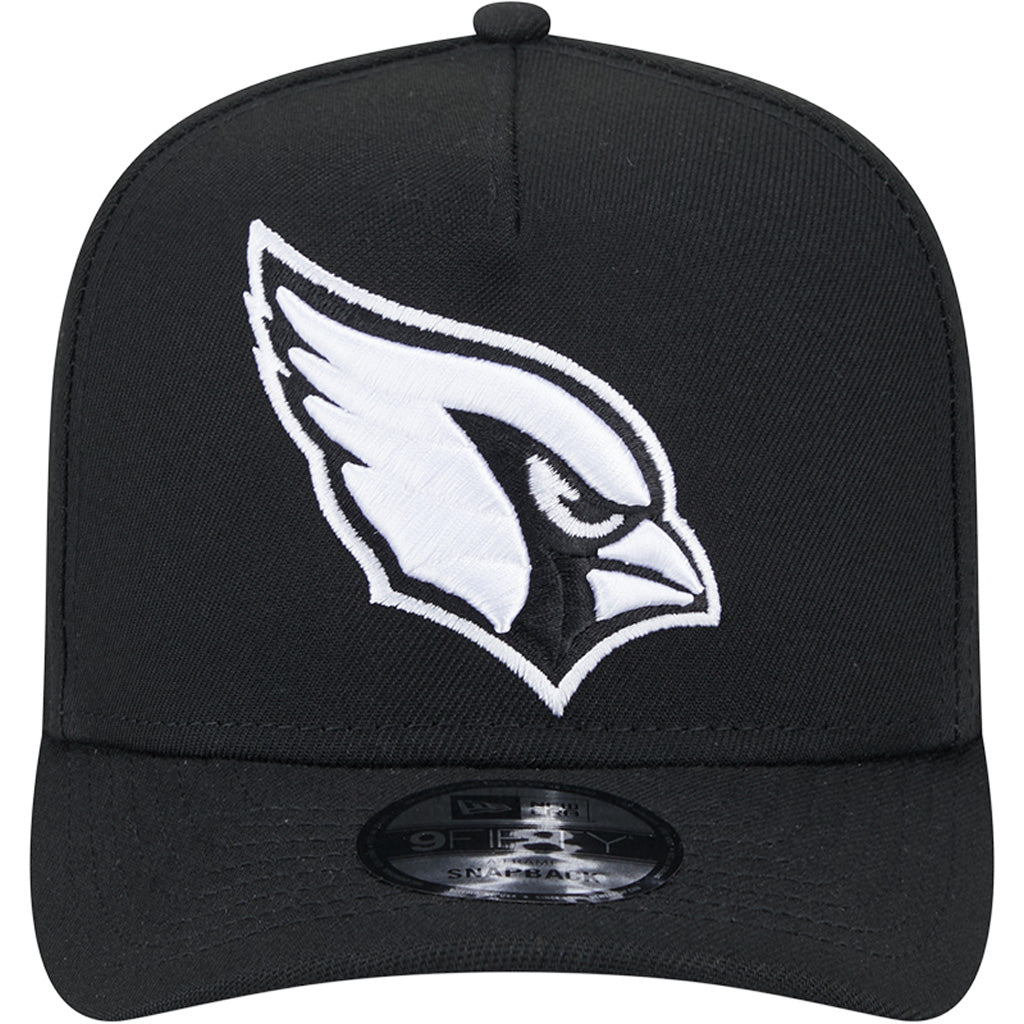 NFL Arizona Cardinals New Era Black &amp; White 9FIFTY A-Frame Hat