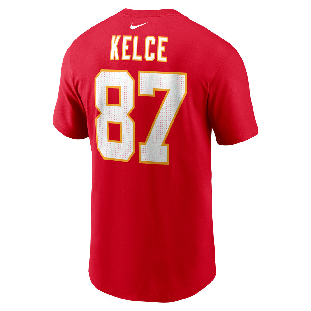 NFL Kansas City Chiefs Travis Kelce Nike Player Pride Name &amp; Number Tee