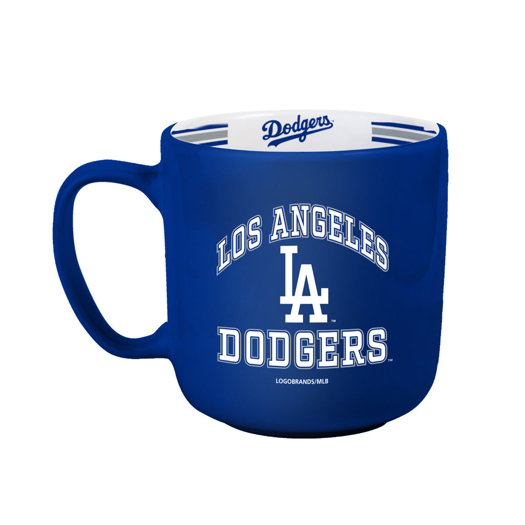 MLB Los Angeles Dodgers Logo Brands 15oz Stripe Mug