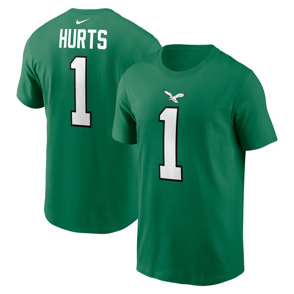 NFL Philadelphia Eagles Jalen Hurts Nike Alternate Player Pride Name &amp; Number Tee