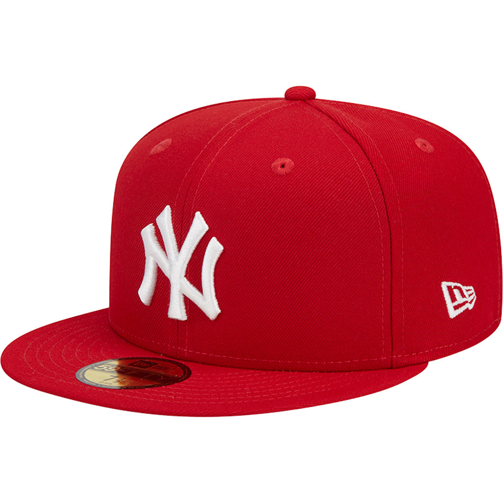 MLB New York Yankees New Era Scarlet Side Patch 59FIFTY Hat