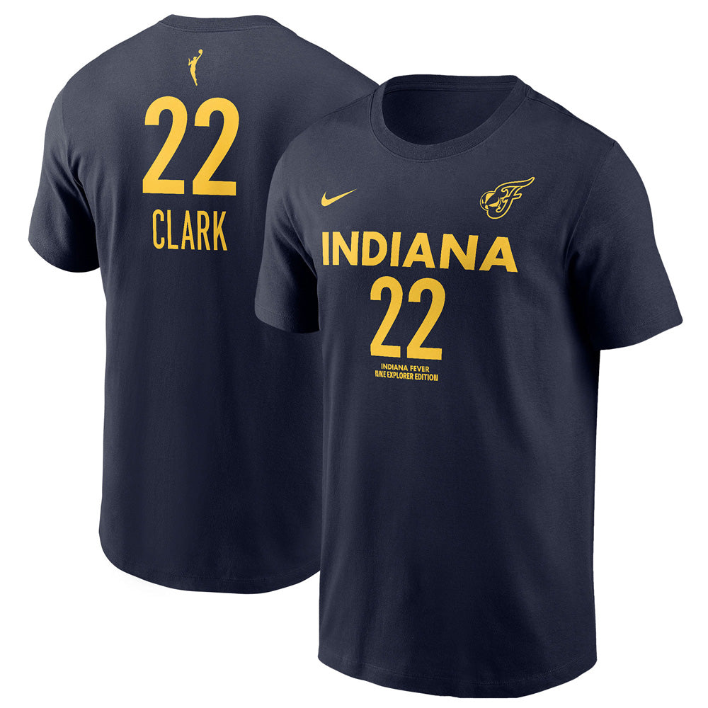 WNBA Indiana Fever Caitlin Clark Nike Explorer Name &amp; Number Tee