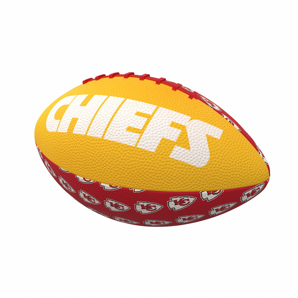 NFL Kansas City Chiefs Logo Brands Mini Rubber Ball