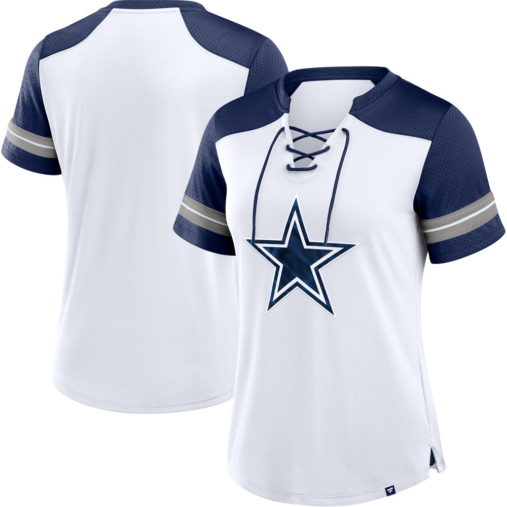 NFL Dallas Cowboys Women&#39;s Fanatics Foiled Fashion Top