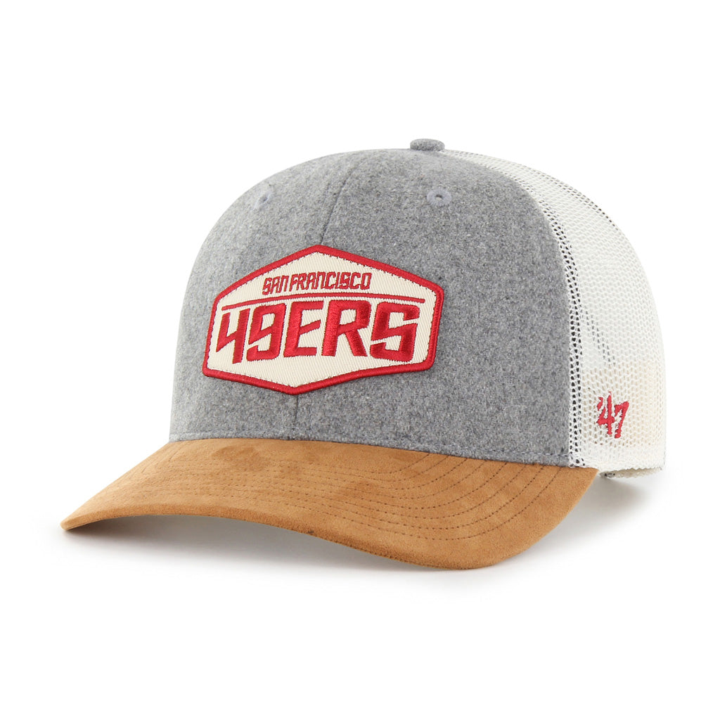 San Francisco 49ers &#39;47 Drover Trucker Adjustable Hat - Gray