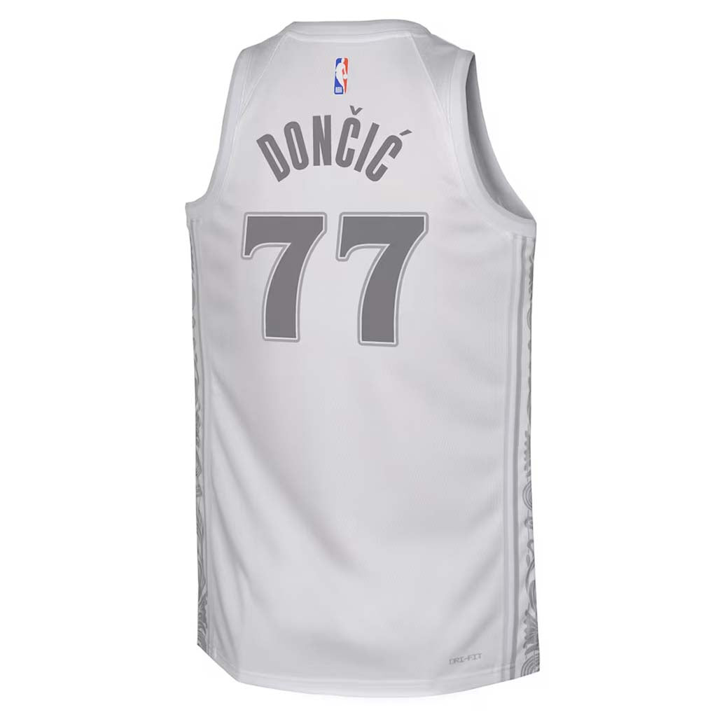 NBA Dallas Mavericks Luka Dončić Youth Nike 2024/25 City Edition Swingman Jersey