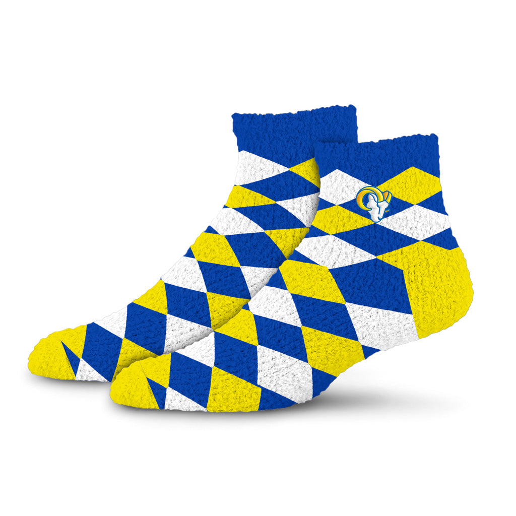 NFL Los Angeles Rams For Bare Feet Diamond Sleep Socks