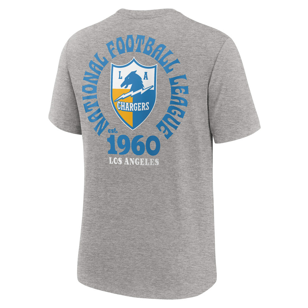 NFL Los Angeles Chargers Nike 2-Hit Triblend Tee