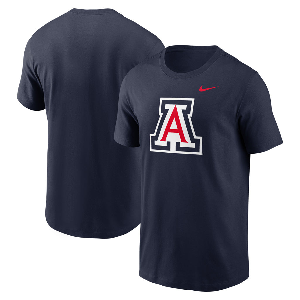 NCAA Arizona Wildcats Nike Primary Essential Logo T-Shirt - Navy