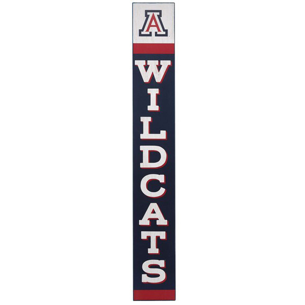 NCAA Arizona Wildcats Open Road Brands Vertical Wood Leaner