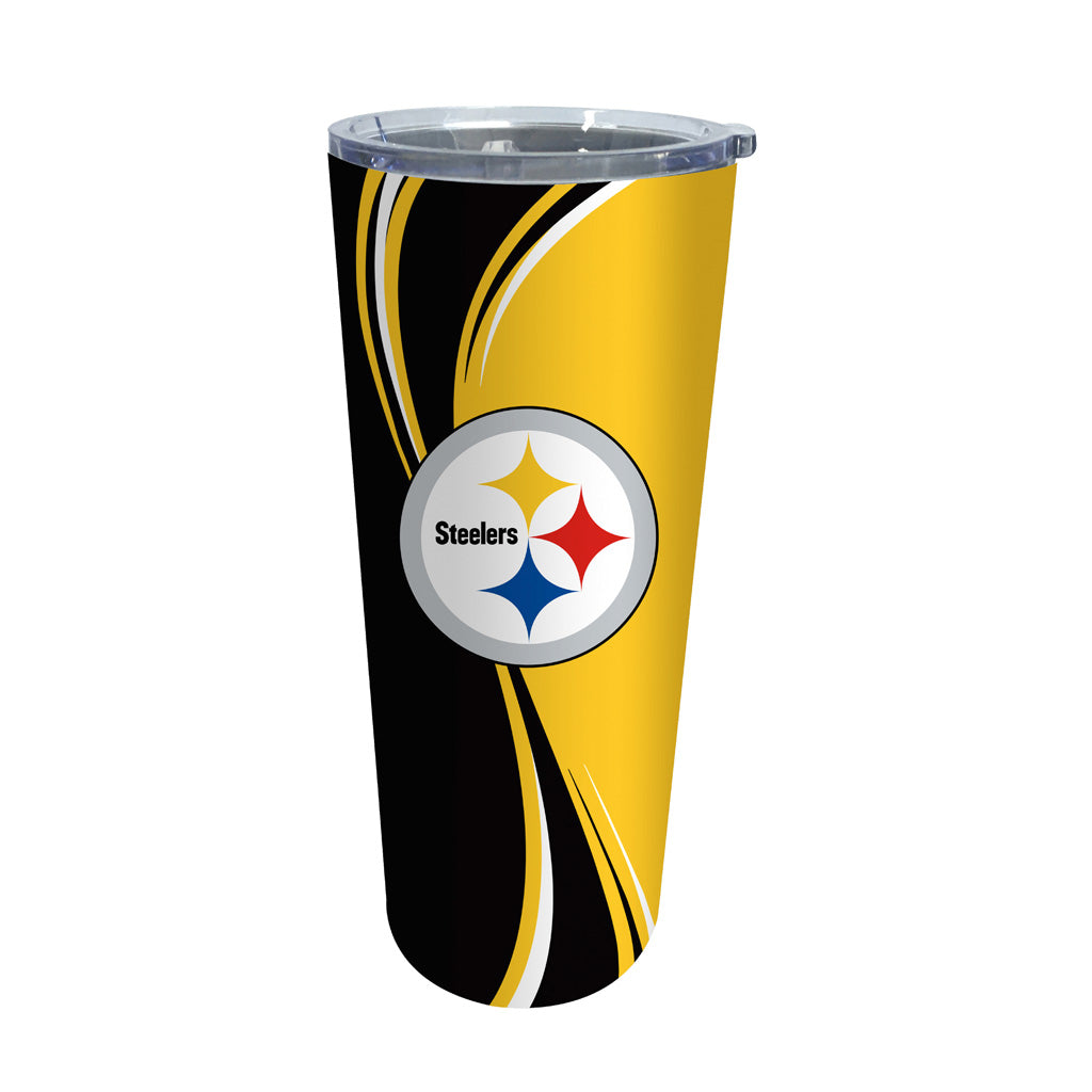 NFL Pittsburgh Steelers Evergreen 20oz Steel Tumbler