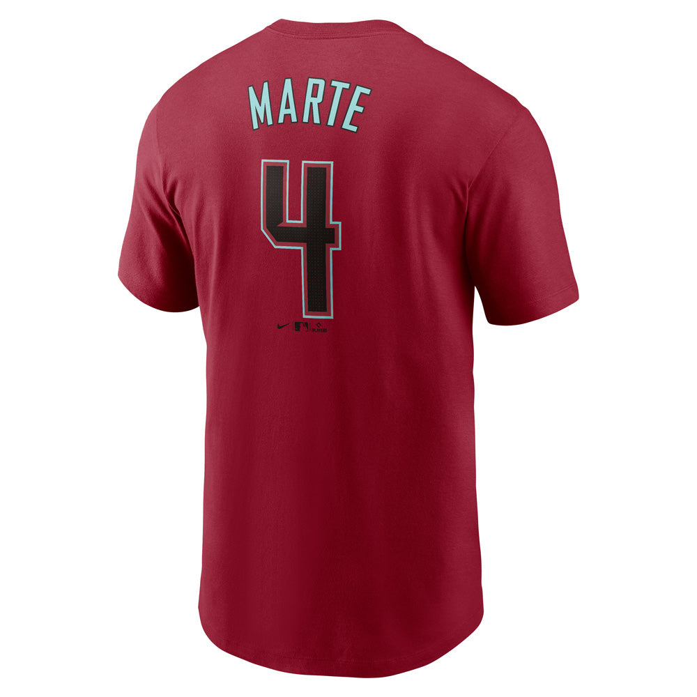 MLB Arizona Diamondbacks Ketel Marte Nike FUSE Alternate Name &amp; Number Tee