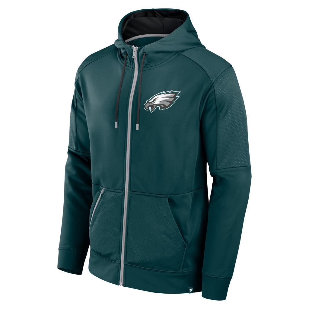 NFL Philadelphia Eagles Fanatics Defender Full Zip Hoodie