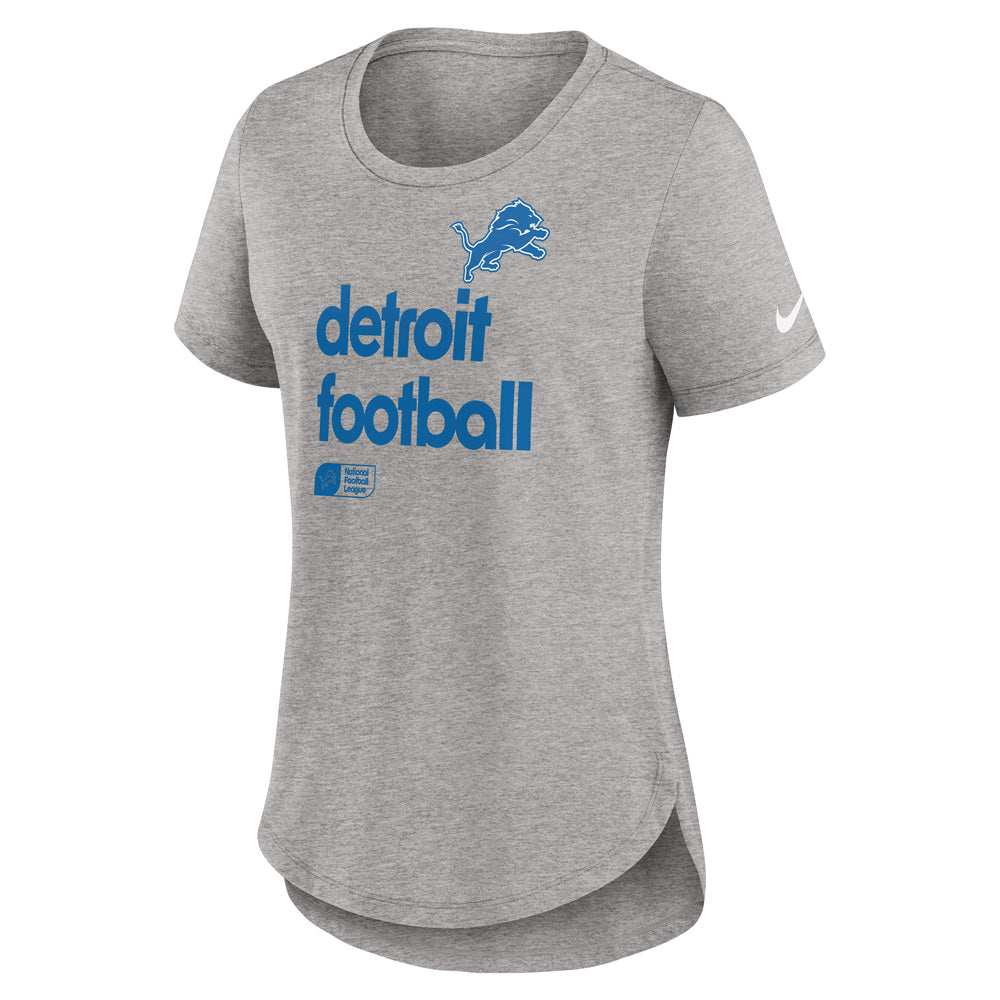 NFL Detroit Lions Women&#39;s Nike Triblend Fashion Tee