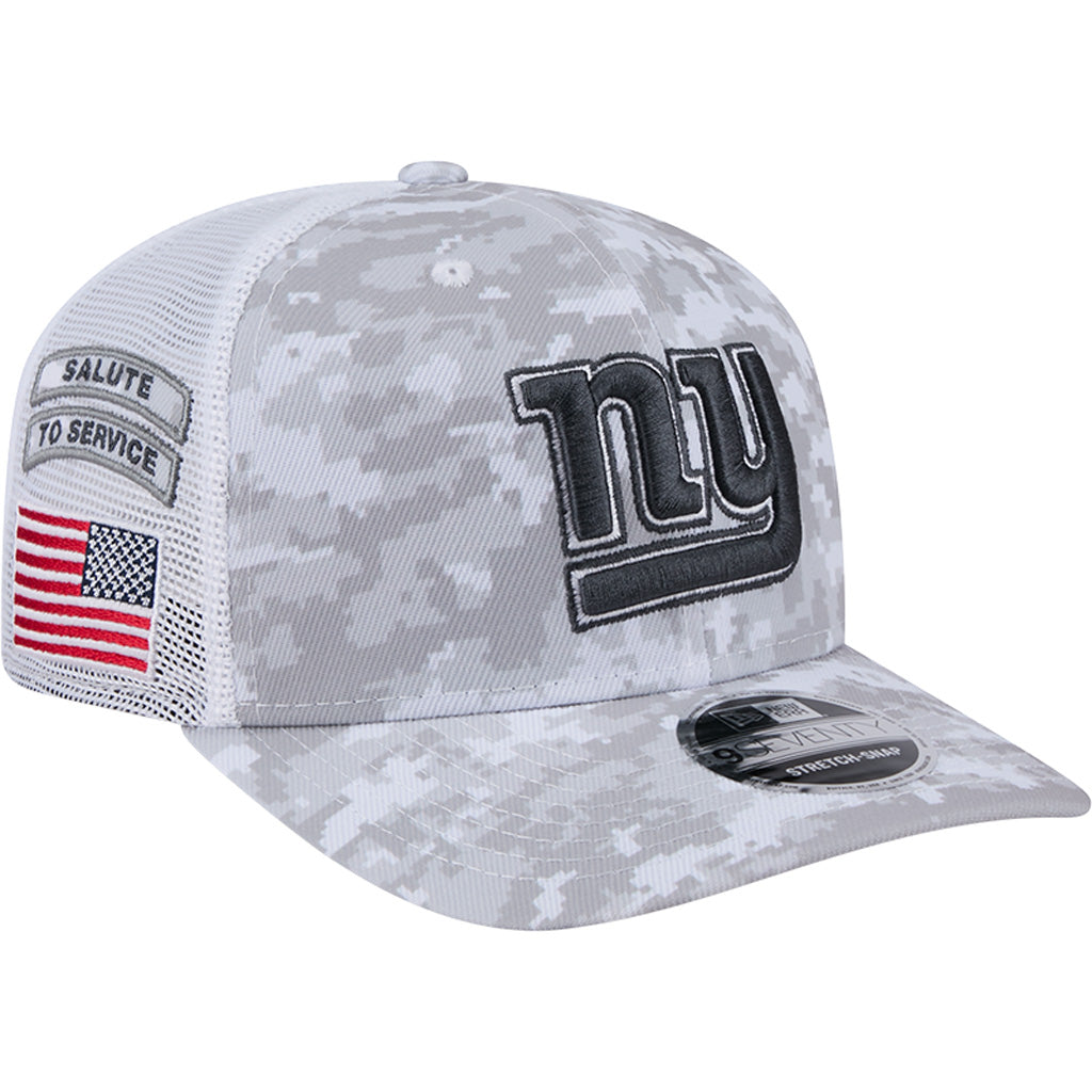 NFL New York Giants New Era 2024 Salute to Service 9SEVENTY Stretch-Snapback Hat