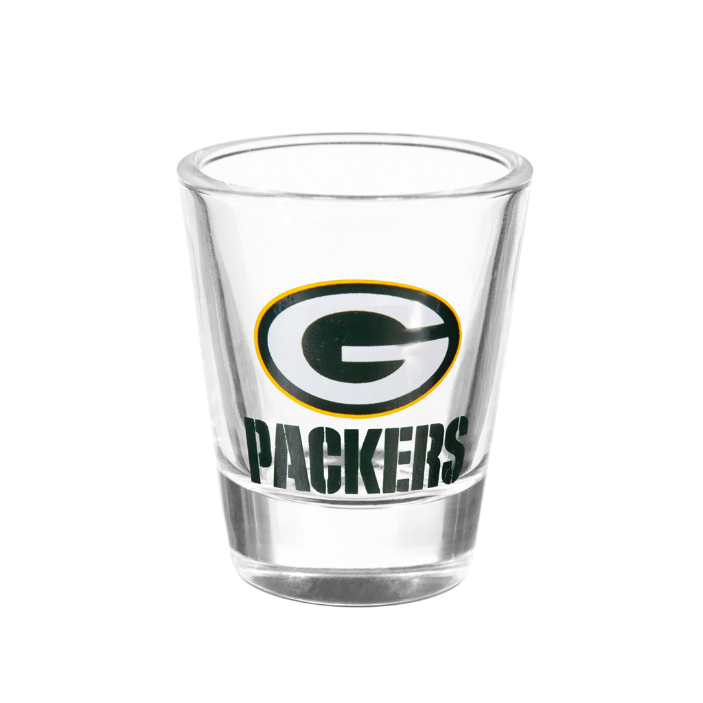 NFL Green Bay Packers Evergreen 4-Piece Shot Glass Set