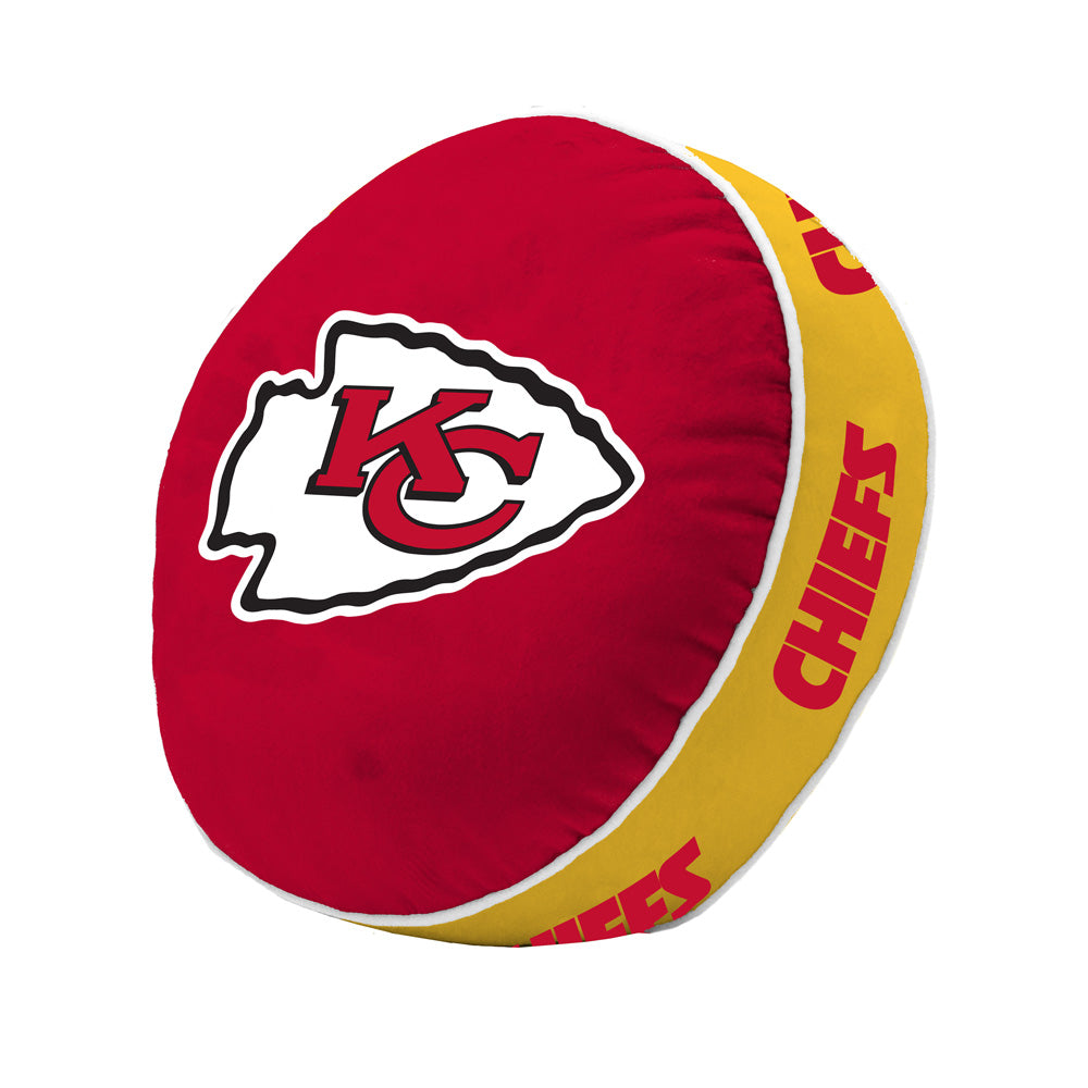 NFL Kansas City Chiefs Logo Brands Puff Pillow