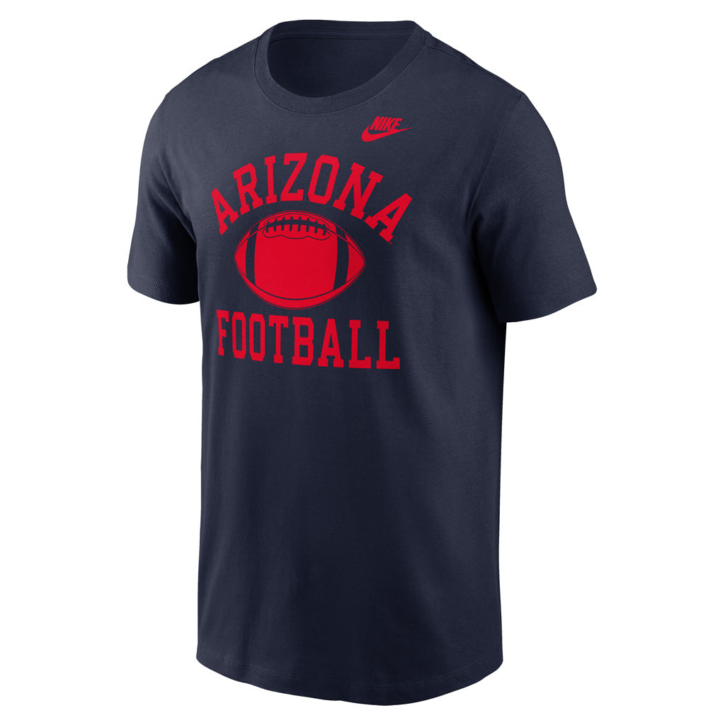 NCAA Arizona Wildcats Nike Legacy Cotton Football Logo T-Shirt