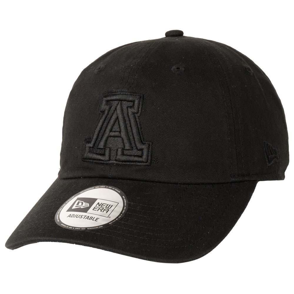 NCAA Arizona Wildcats Black On Black Primary Logo Casual Classic Hat