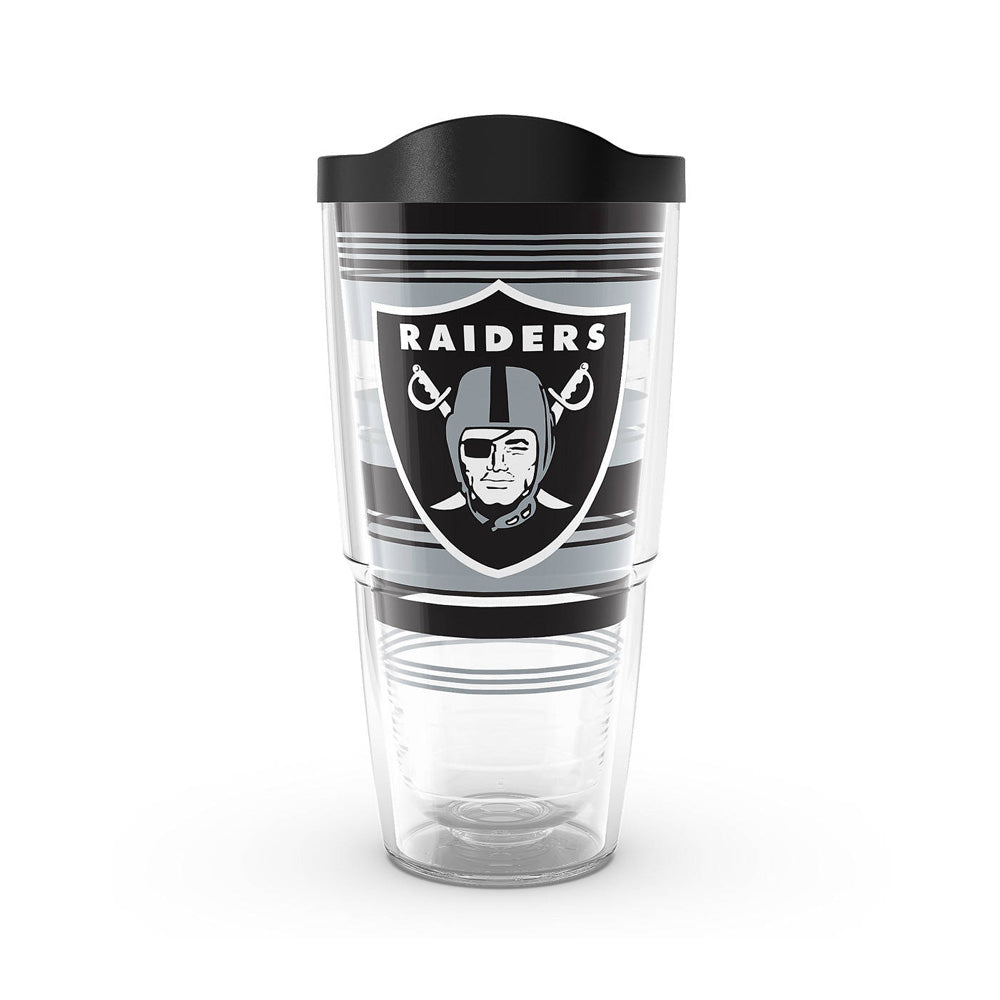 NFL Las Vegas Raiders Tervis 24oz Hype Stripes Travel Tumbler