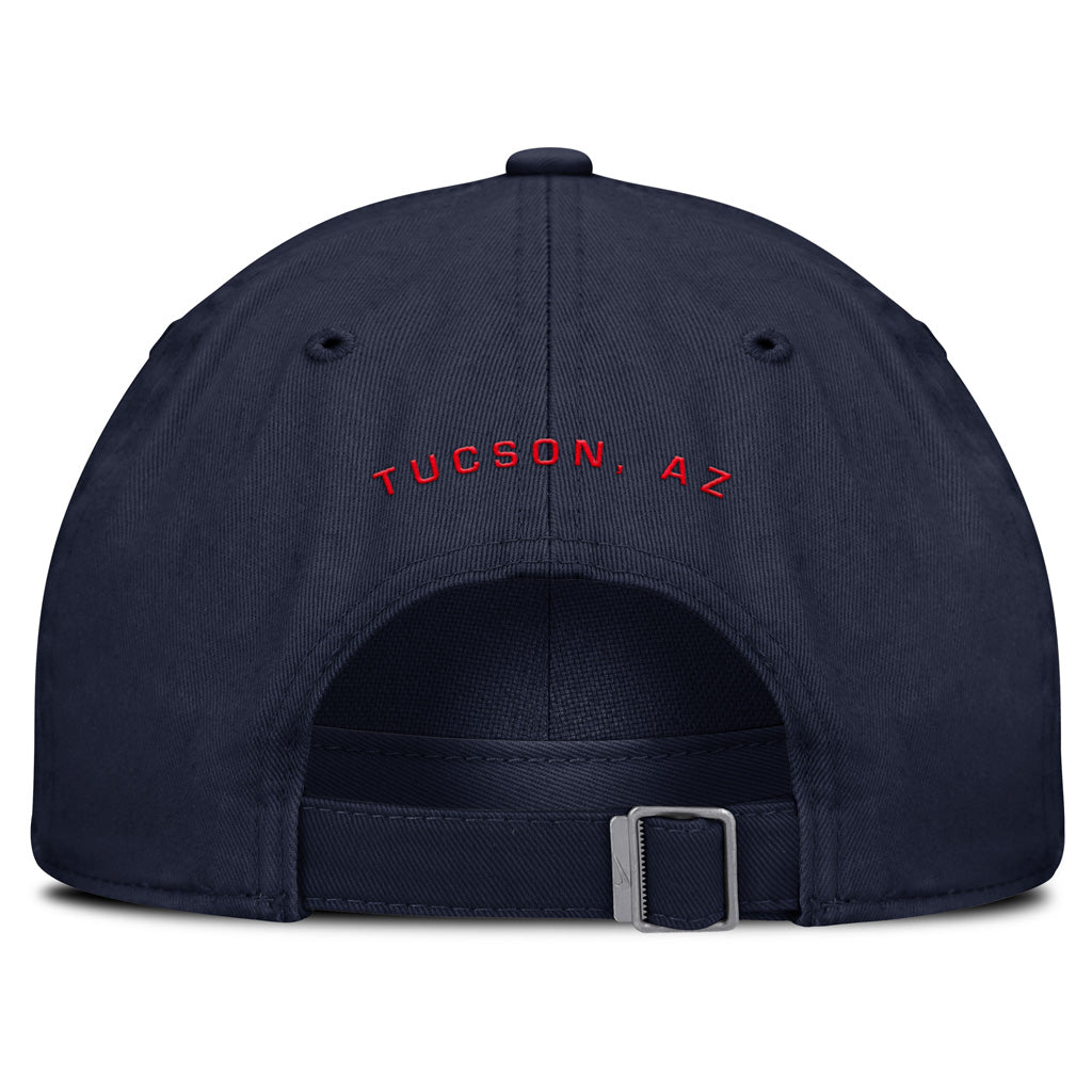 NCAA Arizona Wildcats Nike Alt Logo Wordmark Slouch Adjustable Hat - Navy