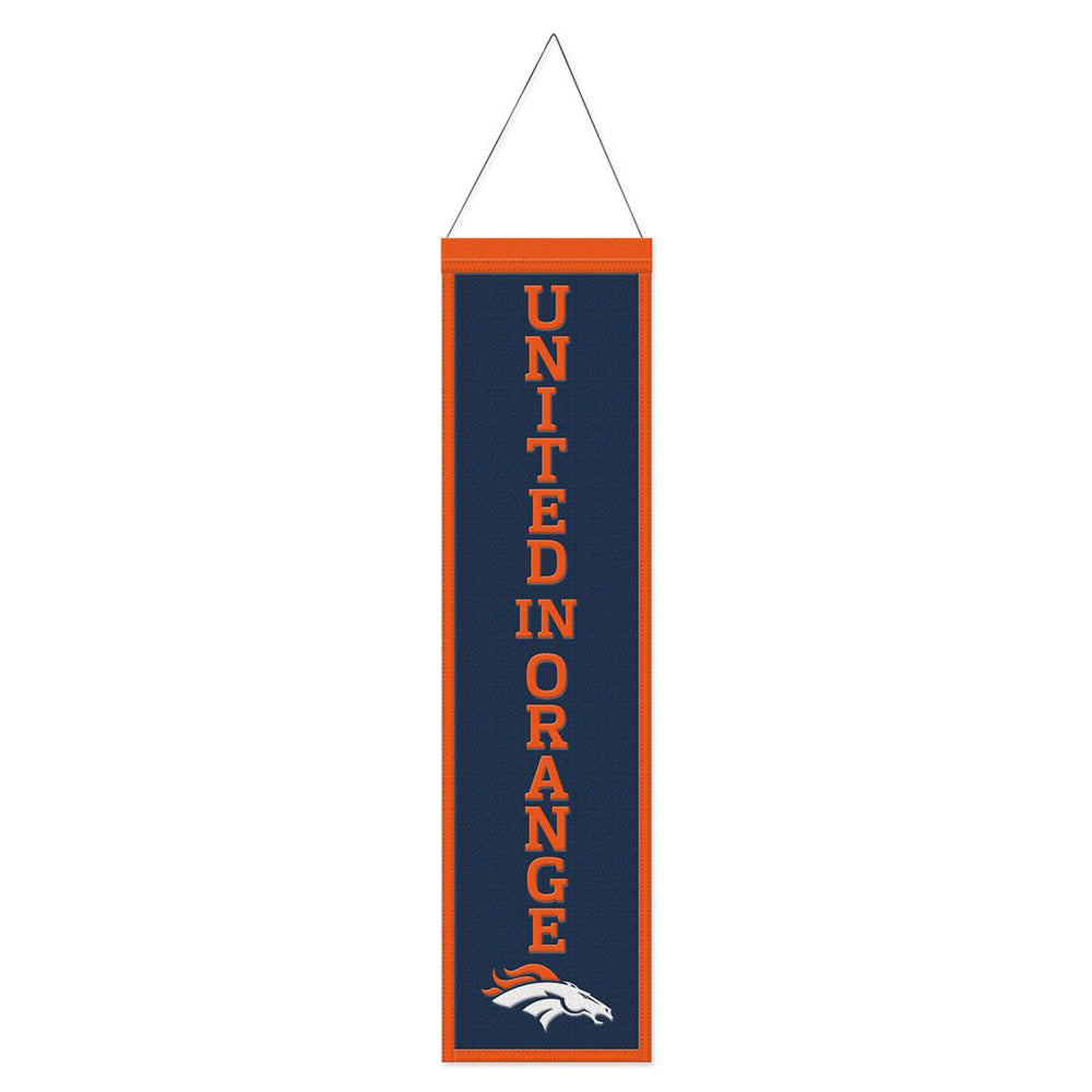 NFL Denver Broncos WinCraft Slogan Wool Banner