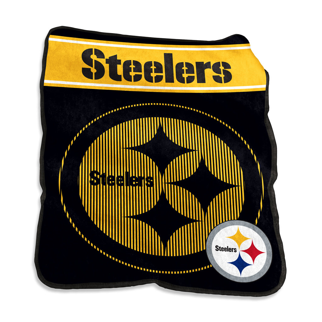 NFL Pittsburgh Steelers Logo Brands 60x80 Raschel