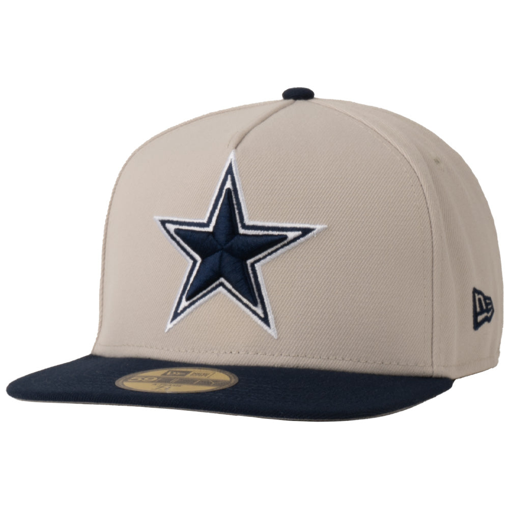 NFL Dallas Cowboys New Era Stone A-Frame 59FIFTY Fitted Hat