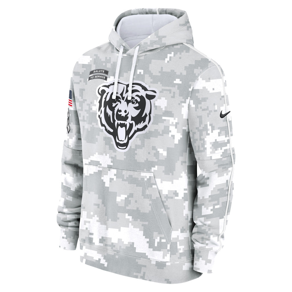 NFL Chicago Bears Nike 2024 Salute to Service Club Hoodie