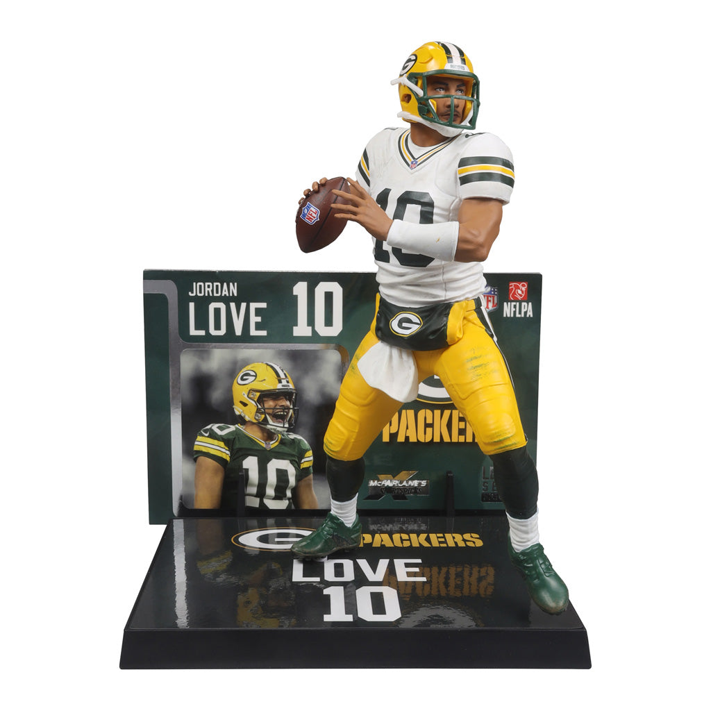 NFL Green Bay Packers Jordan Love McFarlane  7&quot; Platinum Collectible Figure