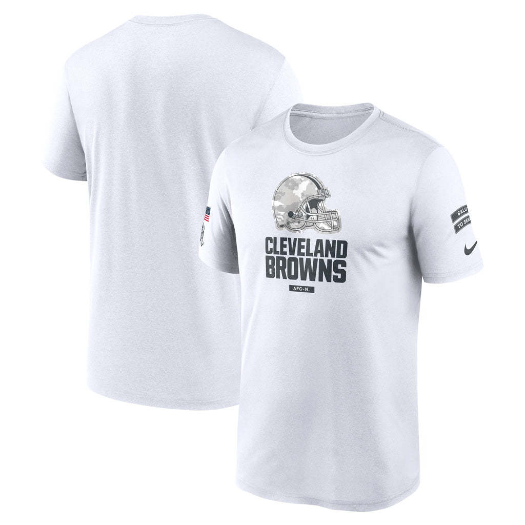 NFL Cleveland Browns Nike 2024 Salute to Service Legend T-Shirt - White