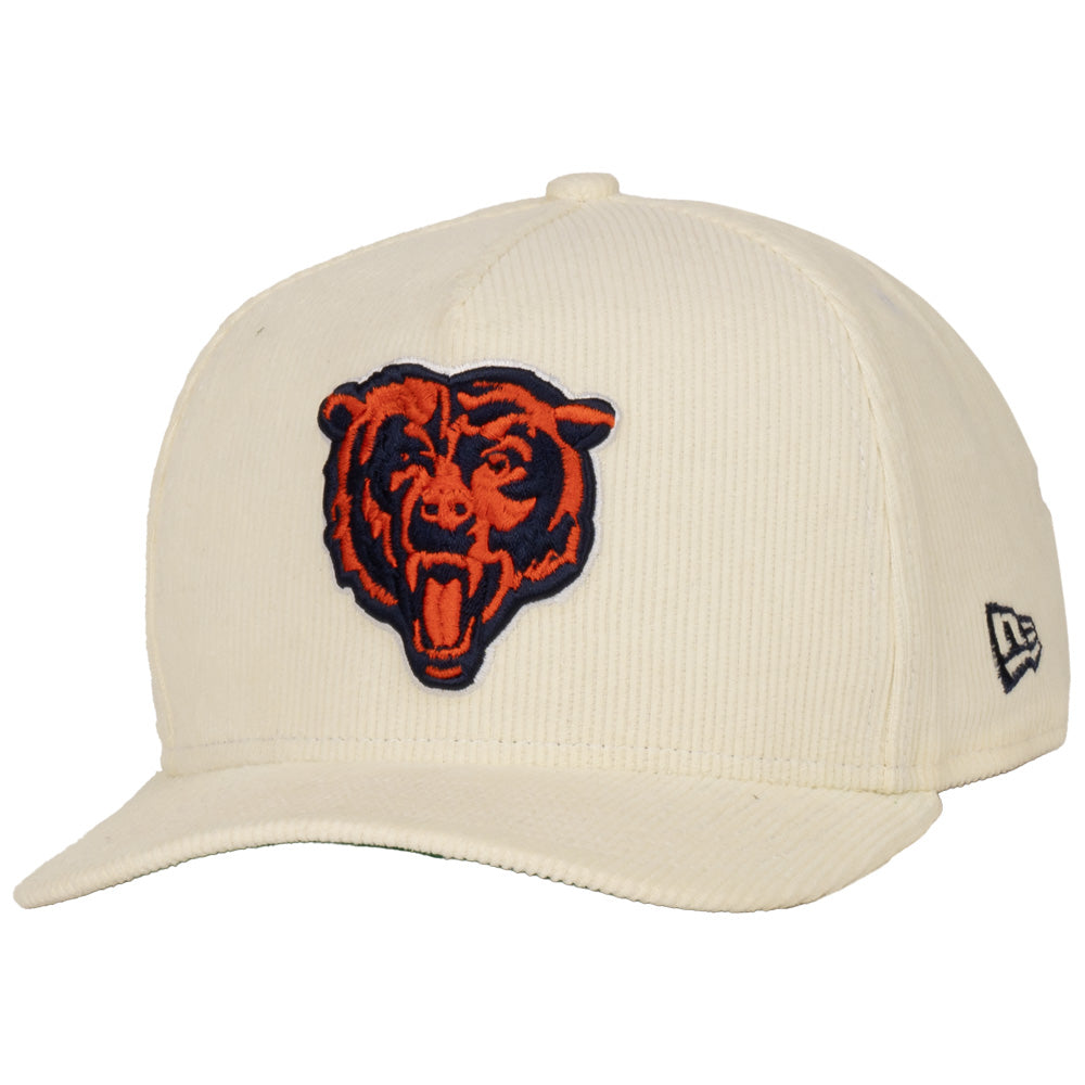 NFL Chicago Bears New Era Chrome Corduroy A-Frame 9FIFTY Snapback Hat