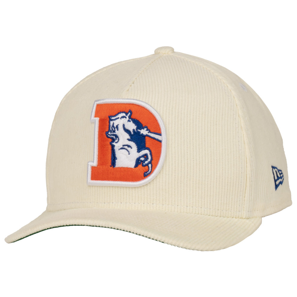 NFL Denver Broncos New Era Chrome Corduroy A-Frame 9FIFTY Snapback Hat