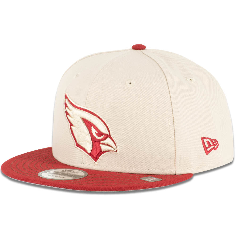 NFL Arizona Cardinals New Era Two-Tone Stone Color Focus 9FIFTY Snapback