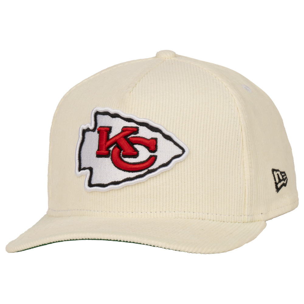 NFL Kansas City Chiefs New Era Chrome Corduroy A-Frame 9FIFTY Snapback Hat