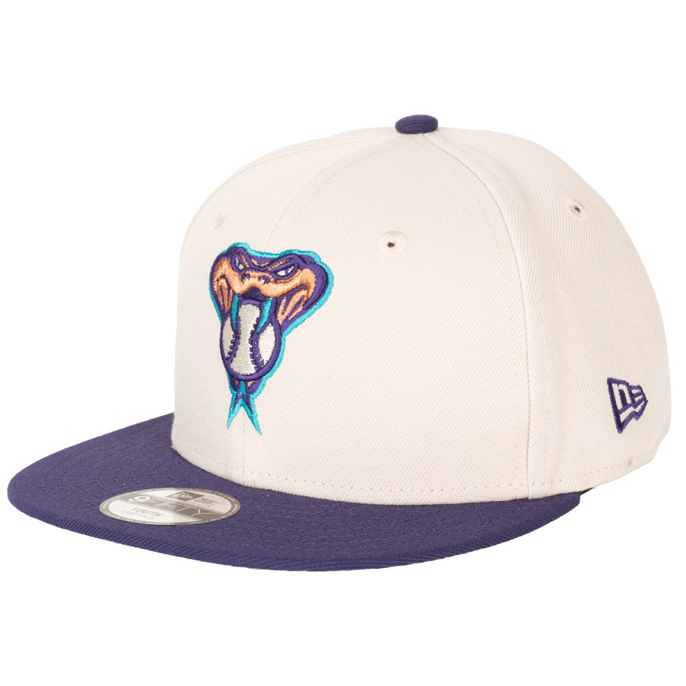 MLB Arizona Diamondbacks Youth New Era Two-Tone Stone 9FIFTY Snapback