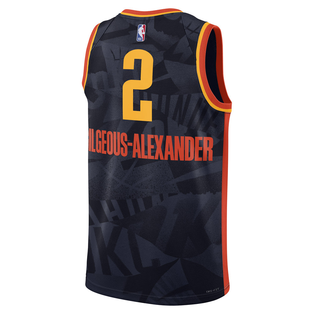 NBA Oklahoma City Thunder Shai Gilgeous-Alexander Nike 2023/24 City Edition Swingman Jersey