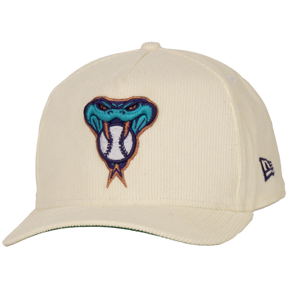 MLB Arizona Diamondbacks New Era Snakehead Chrome Corduroy A-Frame 9FIFTY Snapback Hat