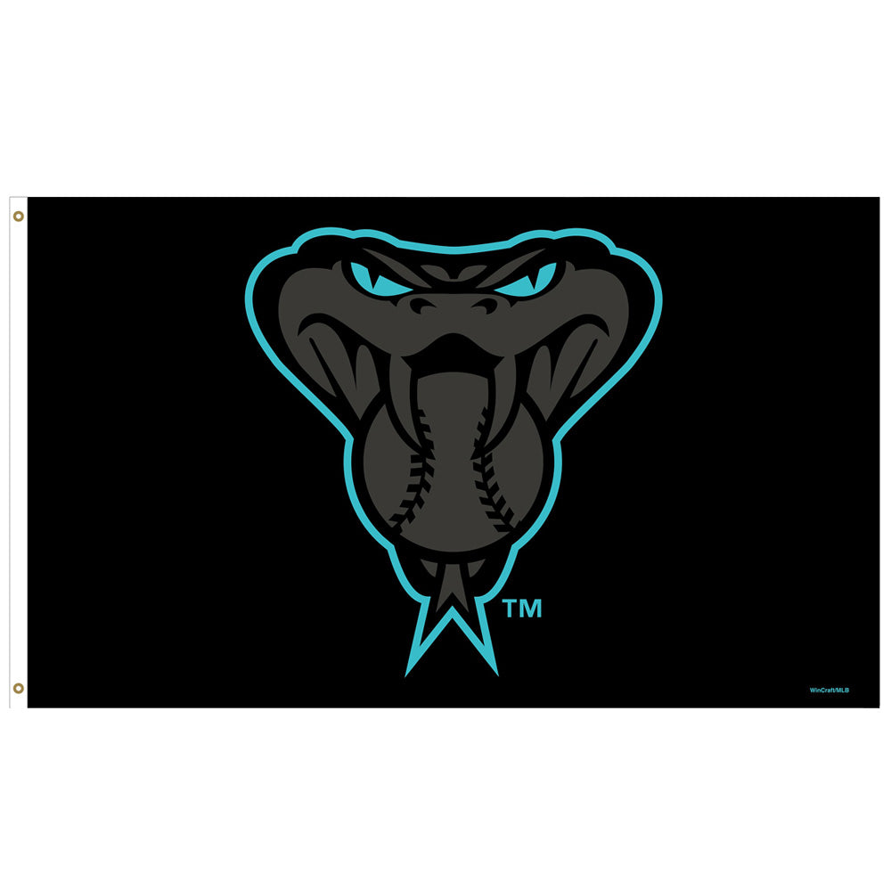 MLB Arizona Diamondbacks Wincraft Teal Eyes 3&#39; x 5&#39; Deluxe Flag