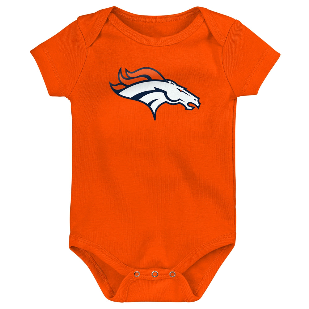 NFL Denver Broncos Infant Outerstuff Game On 3-Piece Onesie Set