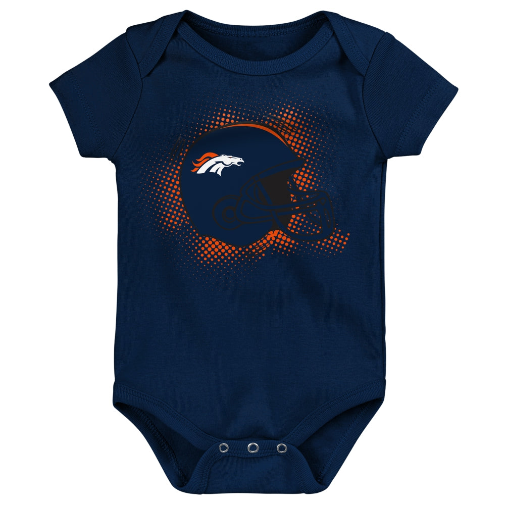 NFL Denver Broncos Infant Outerstuff Game On 3-Piece Onesie Set